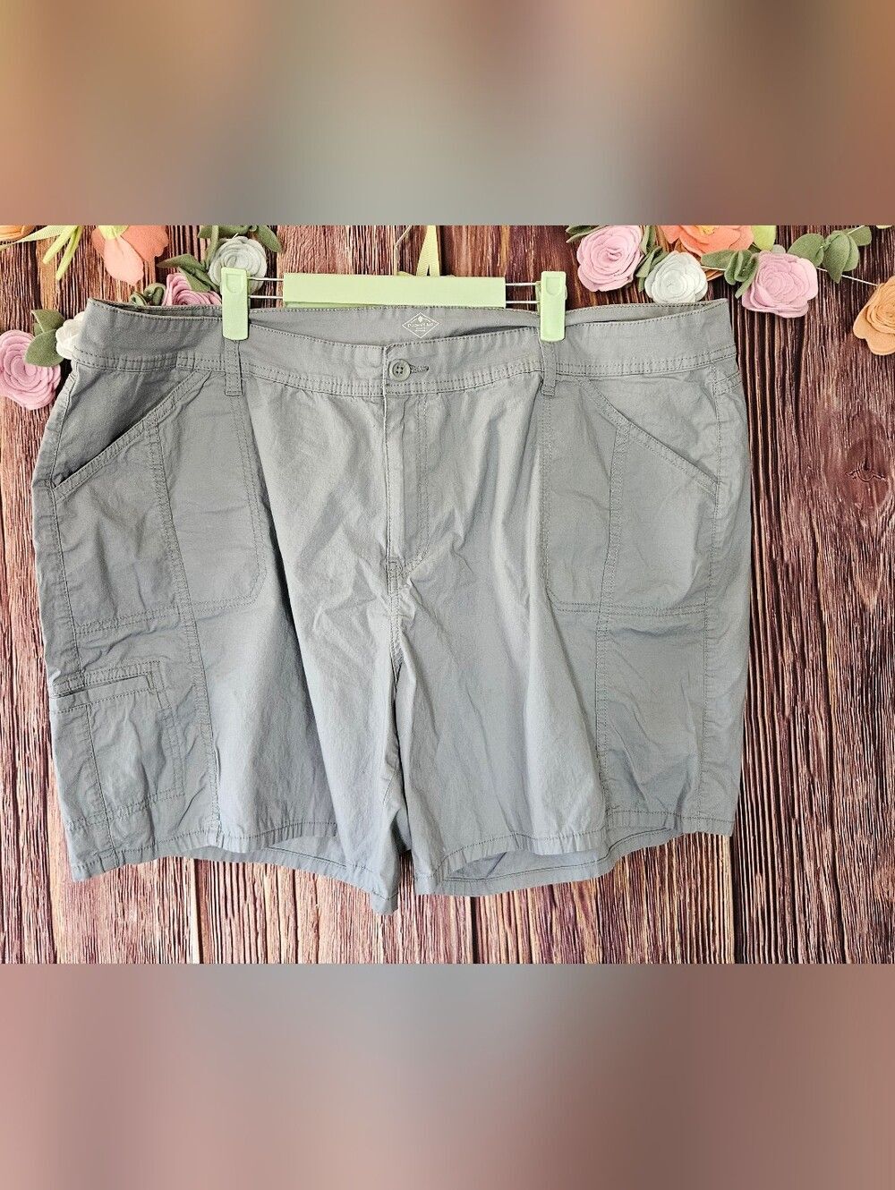 St. John's Bay Cotton Stretch Shorts Plus Size 24W
